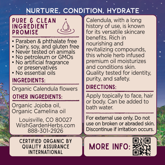 Calendula Oil Nourish & Revitalize