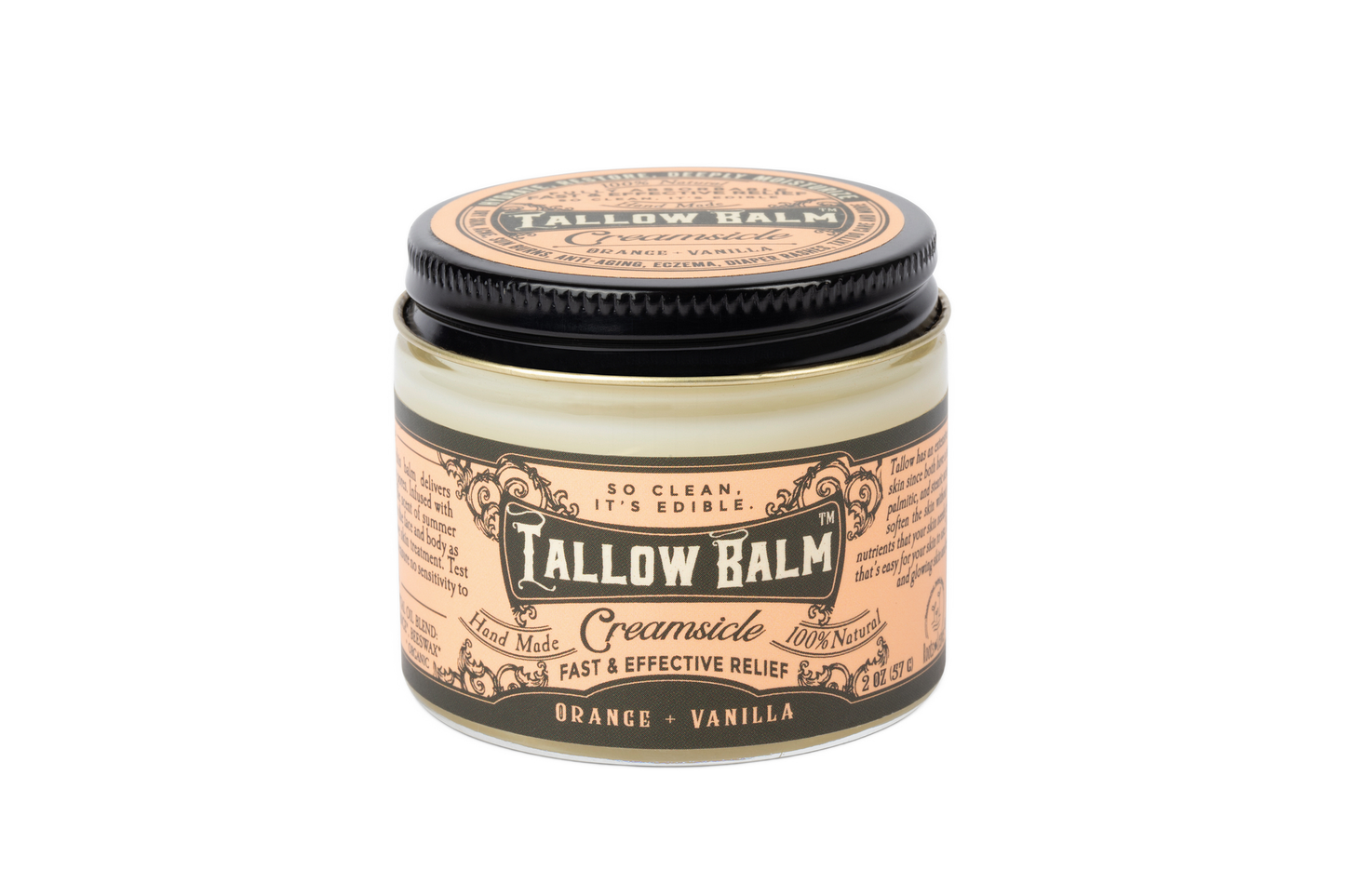 Tallow Balm- Creamsicle Scent