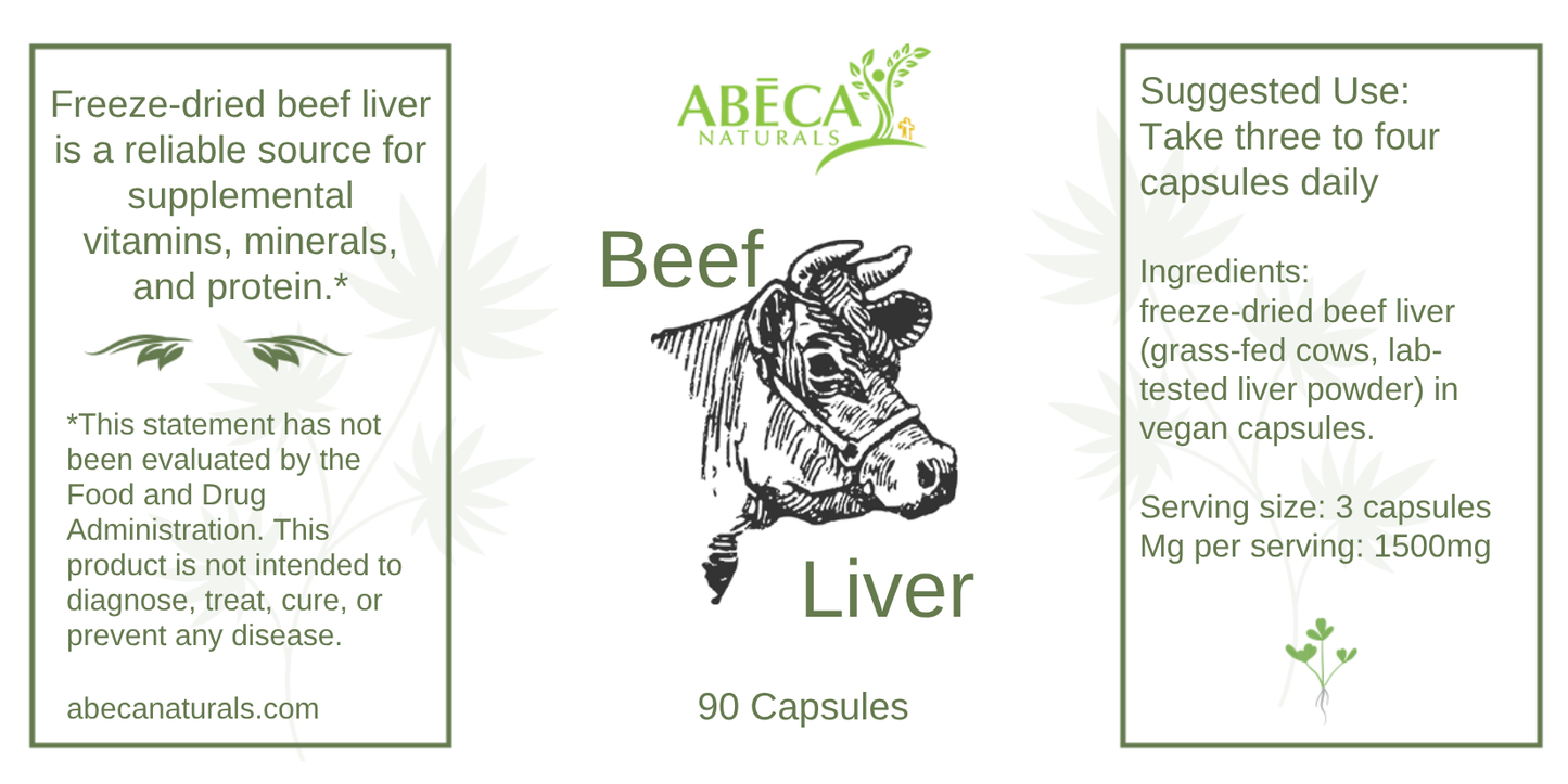 Beef Liver Capsules