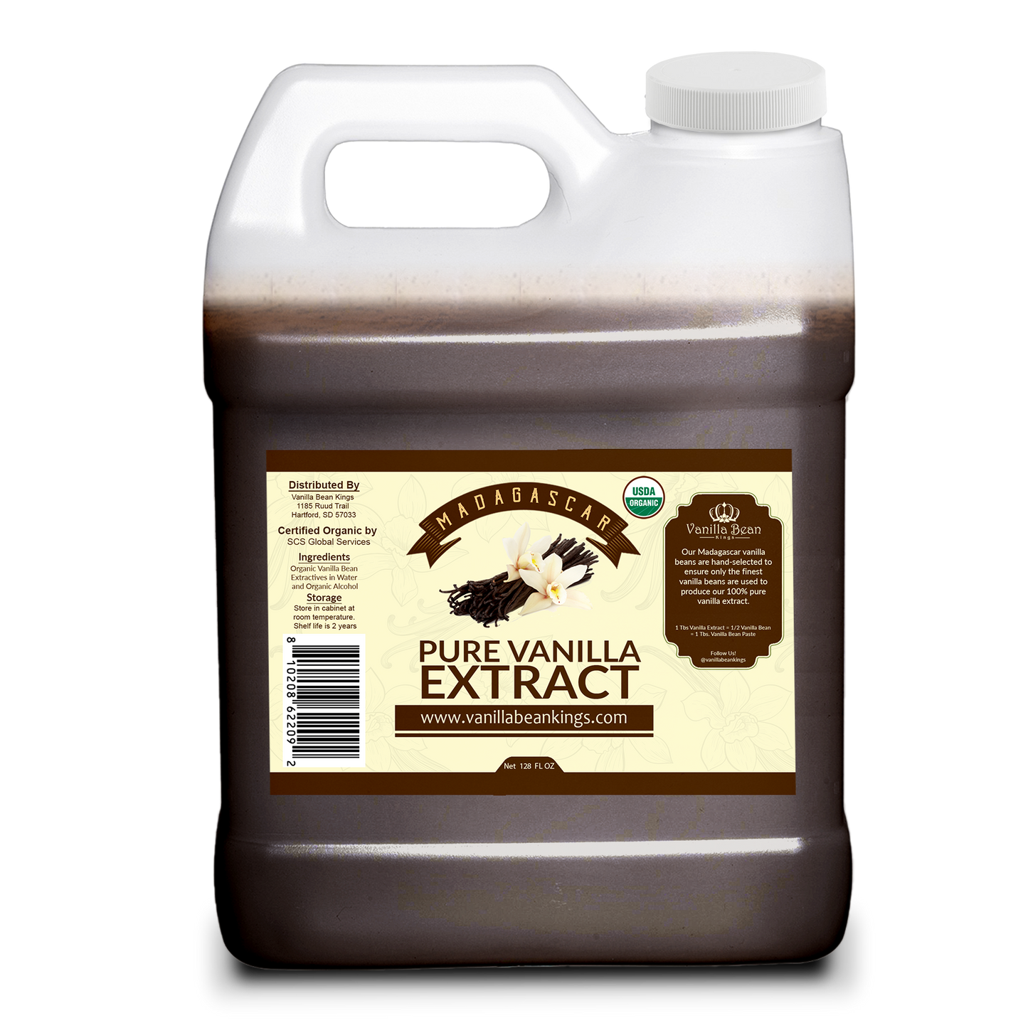 Organic Madagascar Vanilla Extract