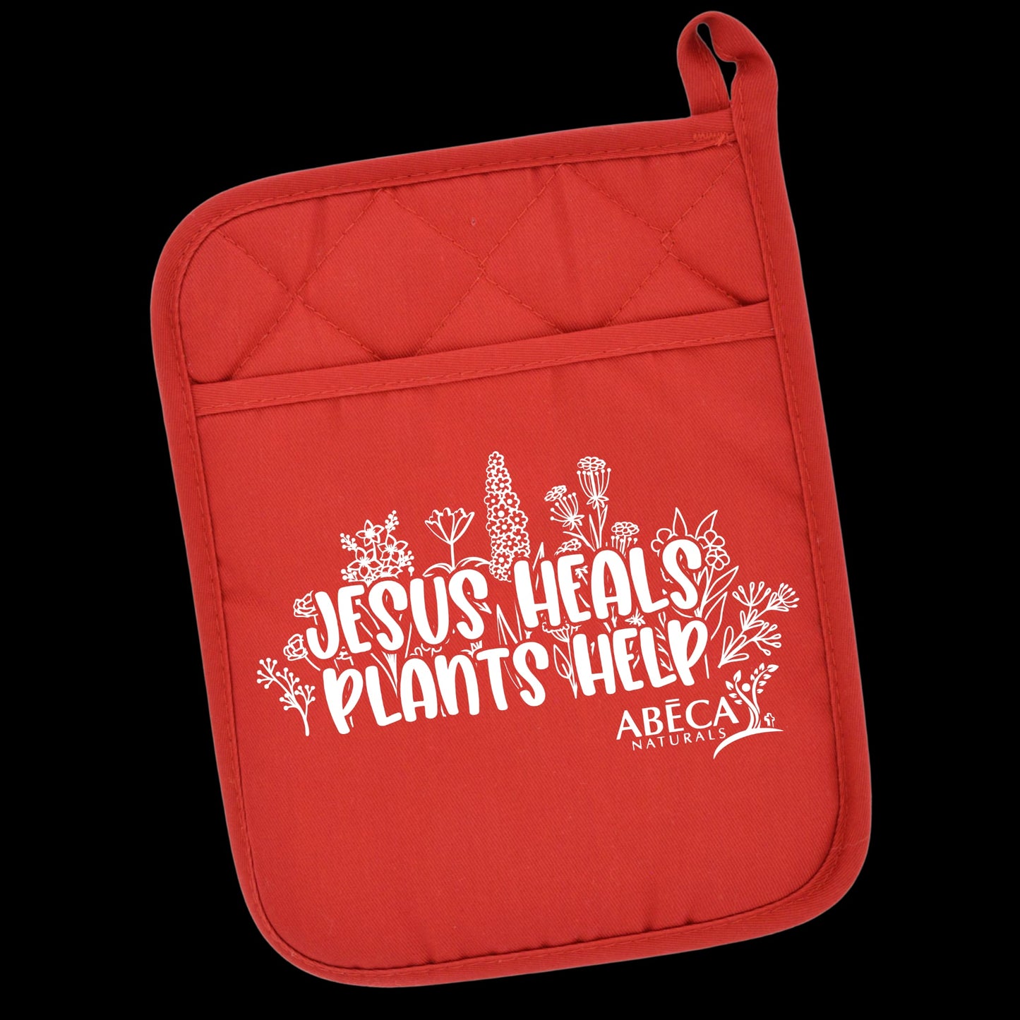 Jesus Heals Pot Holder