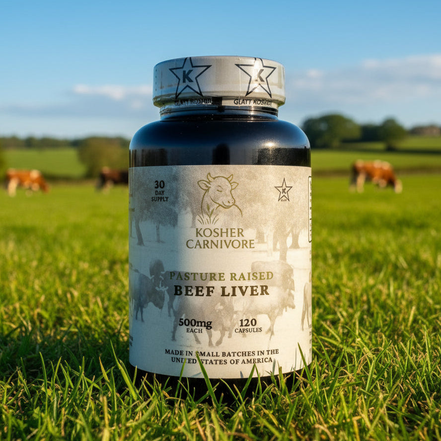 Kosher Pasture Raised Beef Liver Capsules