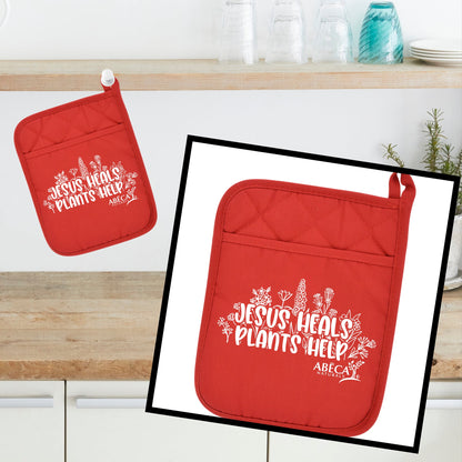 Jesus Heals Pot Holder