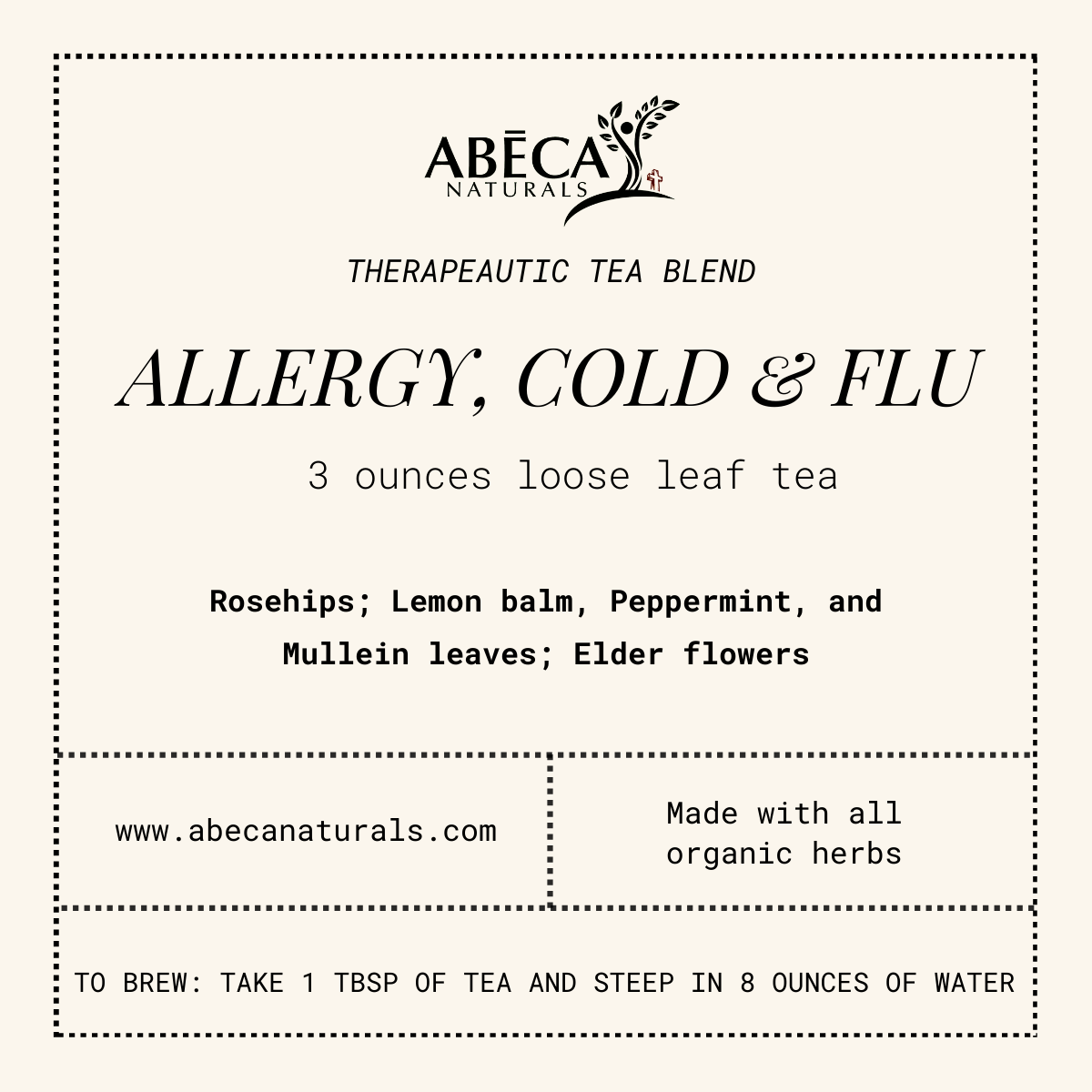 Allergy, Cold, and Flu Tea