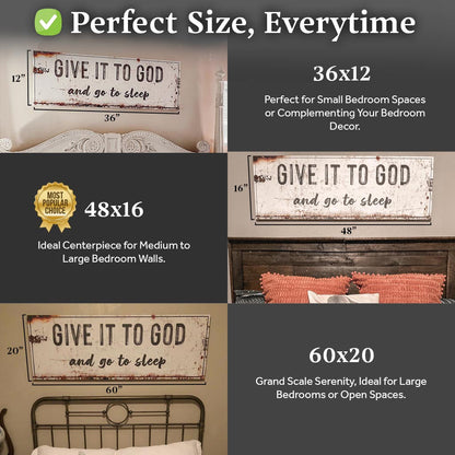 Give It to God Wall Art