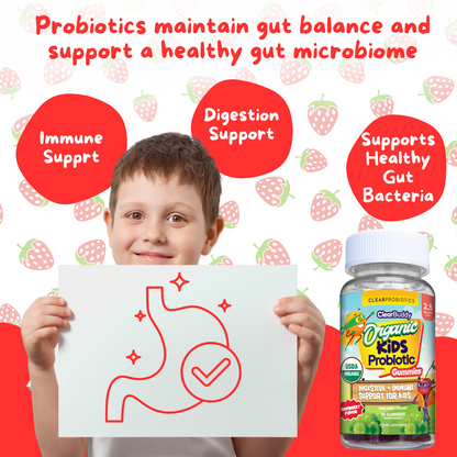Clear Buddy Organic Kids Probiotic Gummies