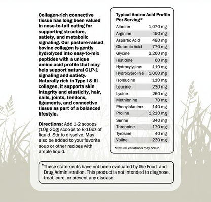 Kosher Pasture Raised Beef Collagen Peptides