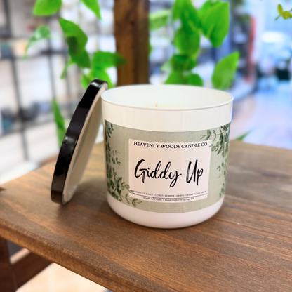 Giddy Up Triple Wick Candle
