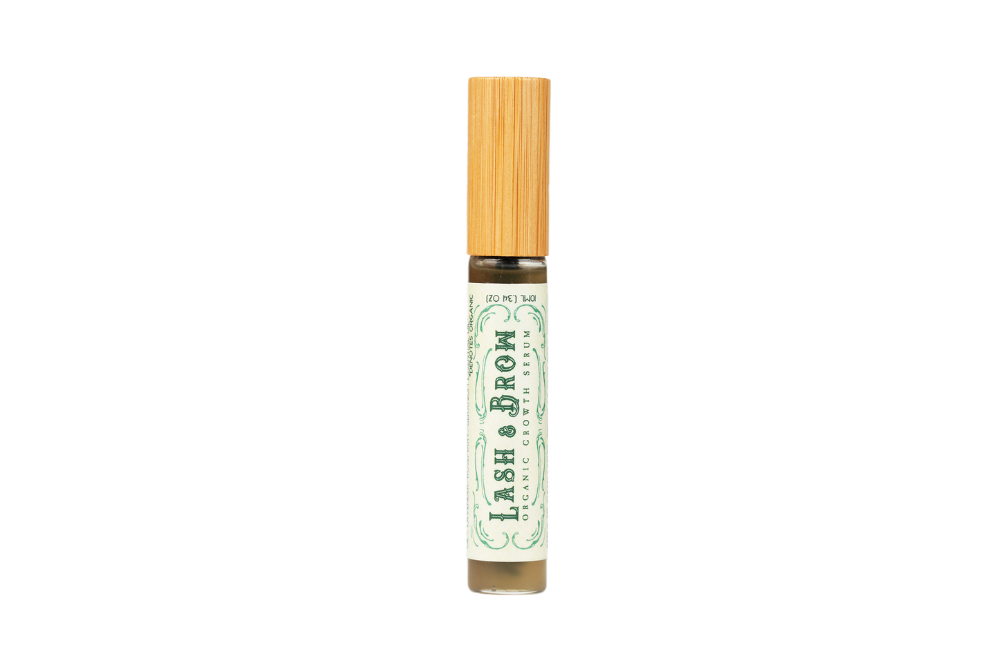 Organic Lash & Brow Serum with cold pressed castor oil and pearl powder