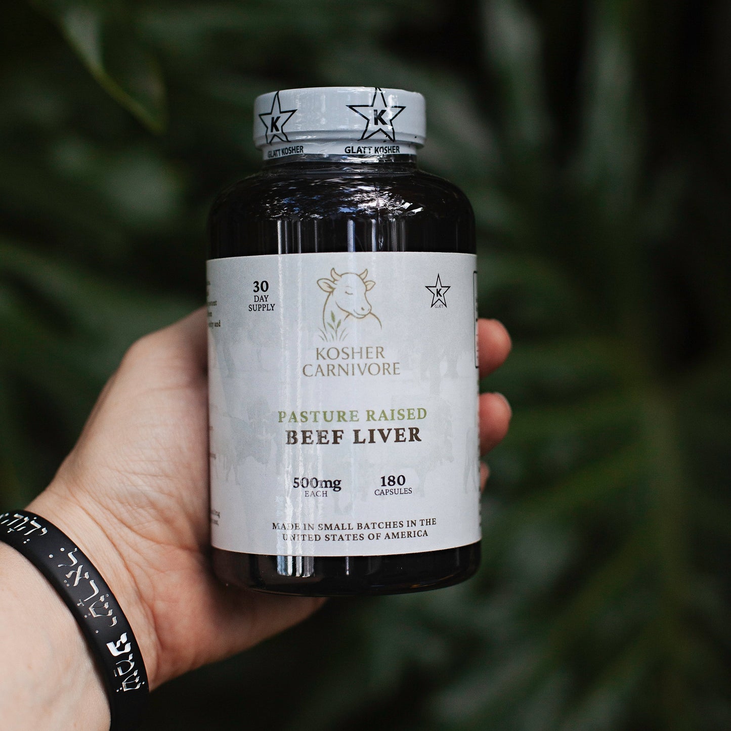 Kosher Pasture Raised Beef Liver Capsules
