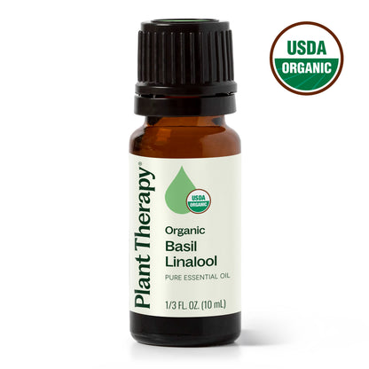 Organic Basil Linalool Essential Oil