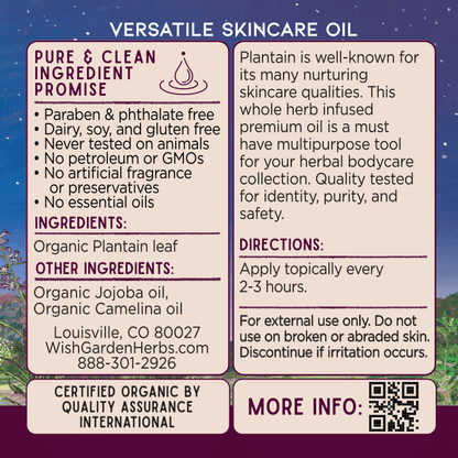 Plantain Oil Calm & Restore