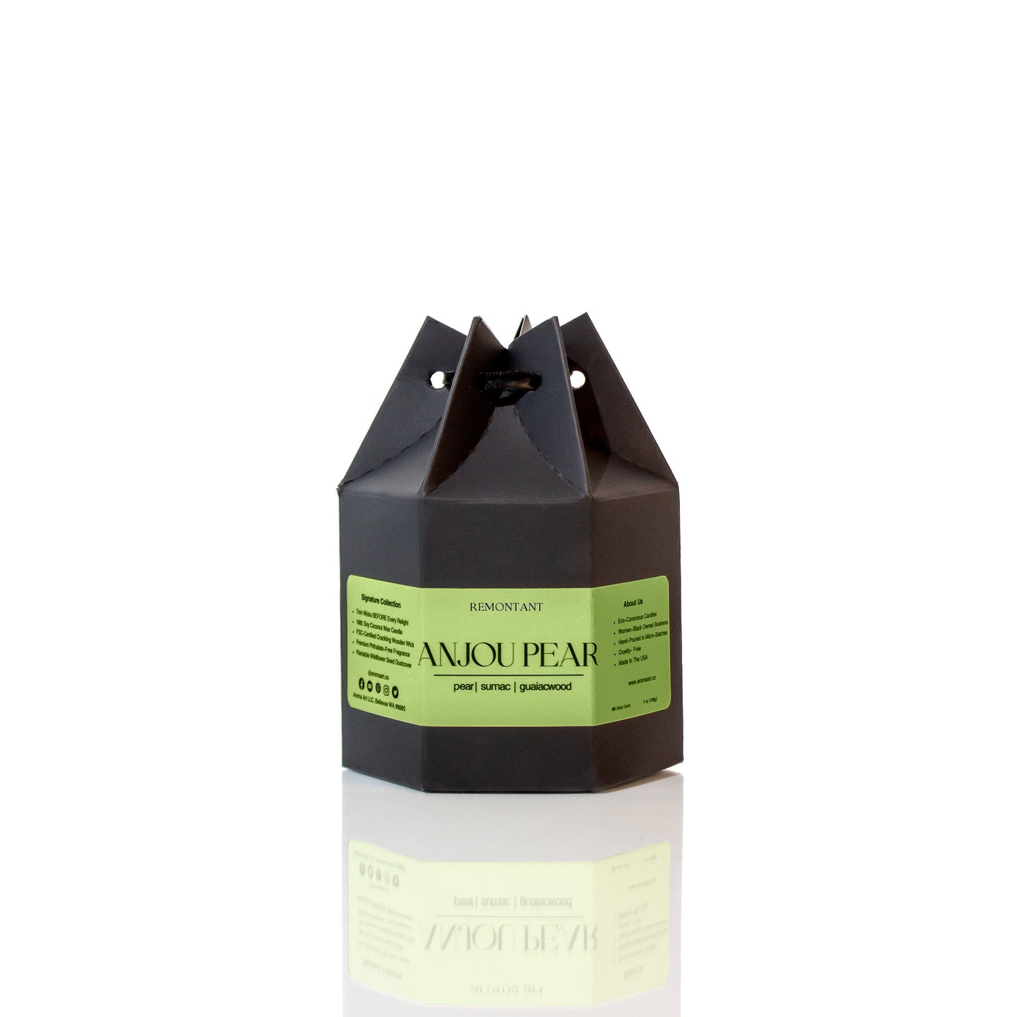 Anjou Pear Candle | Pear ~ Sumac ~ Guaiacwood | Wood Wick Candle