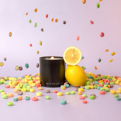 Cereal Muse Candle | Citrus ~ Berries ~ Almond | Wood Wick Candle