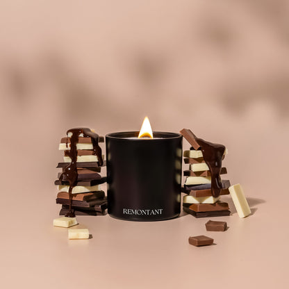 Chocolatier Candle | Warm Vanilla ~ Dusted Cocoa ~ Creamy Oat | Wood Wick Candle