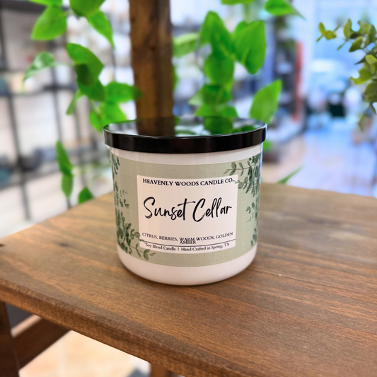 Sunset Cellar Triple Wick Candle