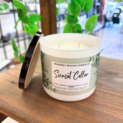 Sunset Cellar Triple Wick Candle