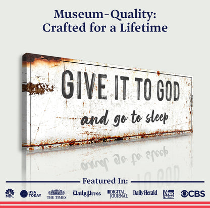 Give It to God Wall Art