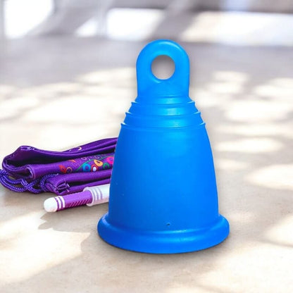 Small MeLuna Menstrual Cup for Teens, Ring Me Luna