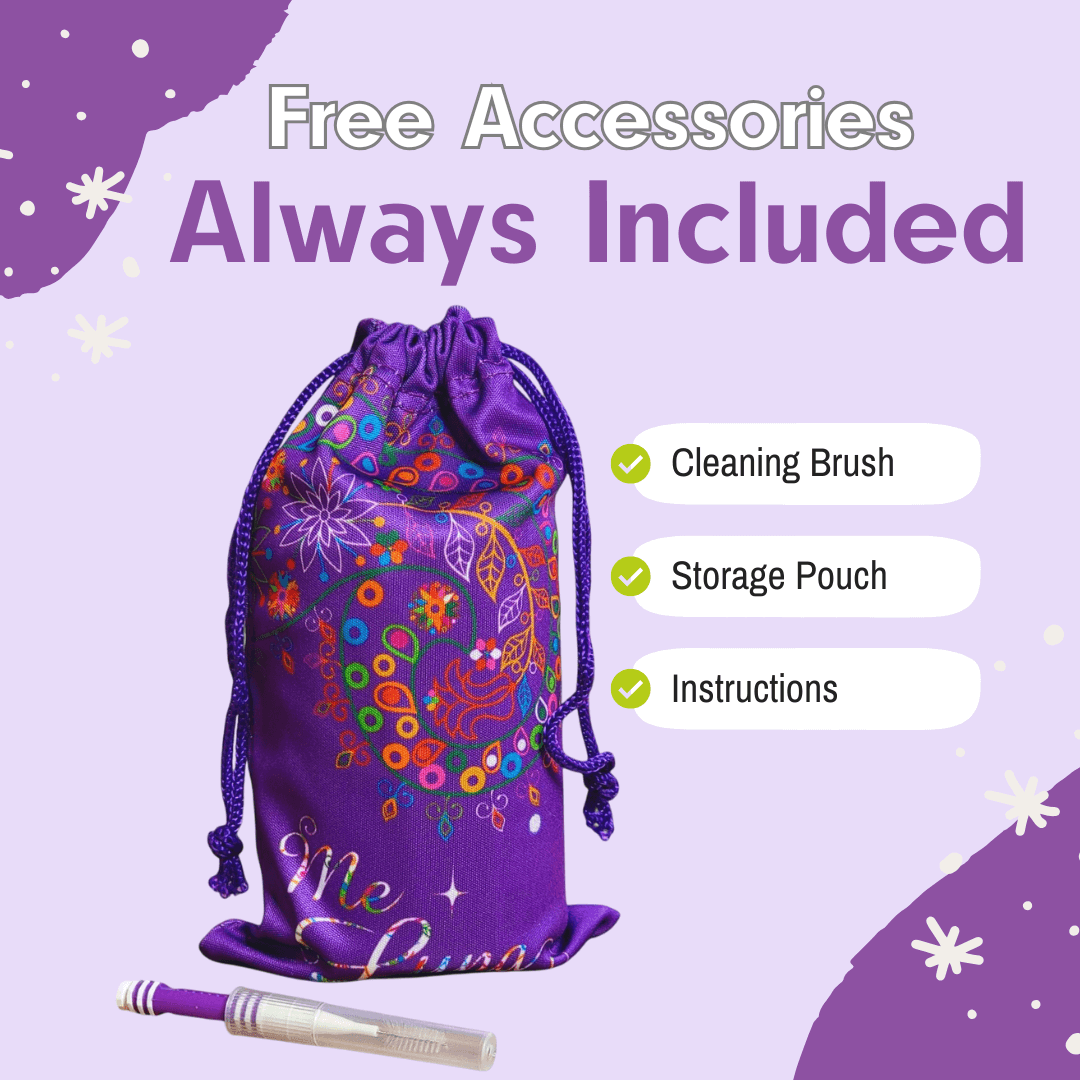Small MeLuna Menstrual Cup for Teens, Ring Me Luna