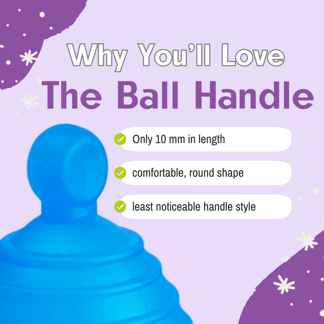 MeLuna Menstrual Cup -Me Luna- Ball Handle, Classic