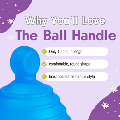 MeLuna Menstrual Cup -Me Luna- Ball Handle, Classic