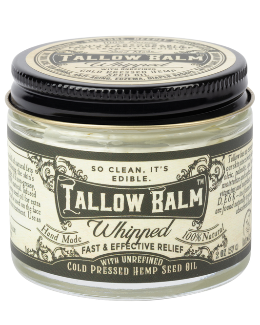 Tallow Balm - Whipped with Hemp Seed Oil