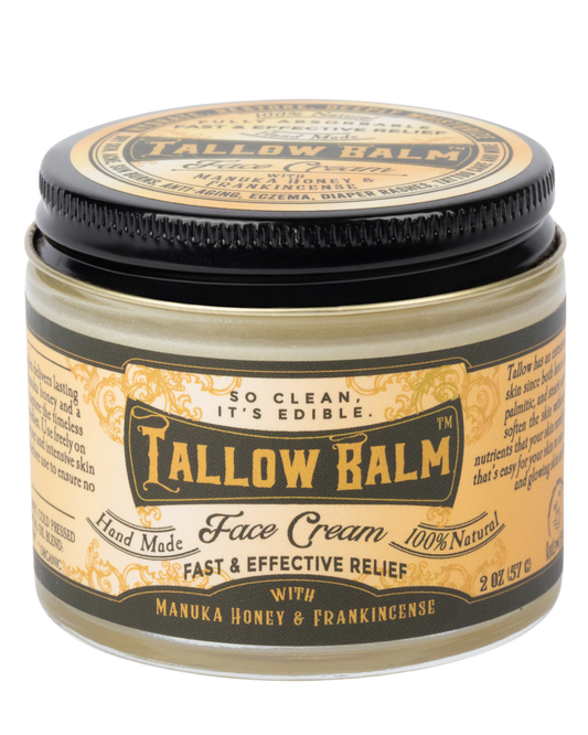 Tallow Face Cream with Manuka Honey & Castor Oil